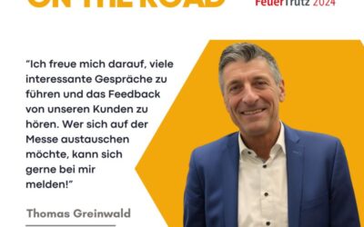 OnTheRoad mit unserem Vertriebsteam bei der FeuerTrutz 2024!