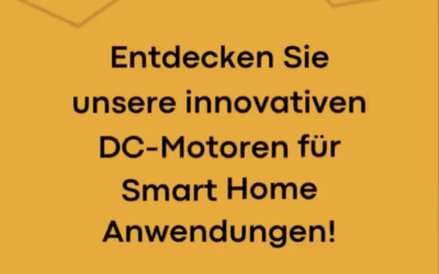 DC-Motoren für Smart Home Anwendungen