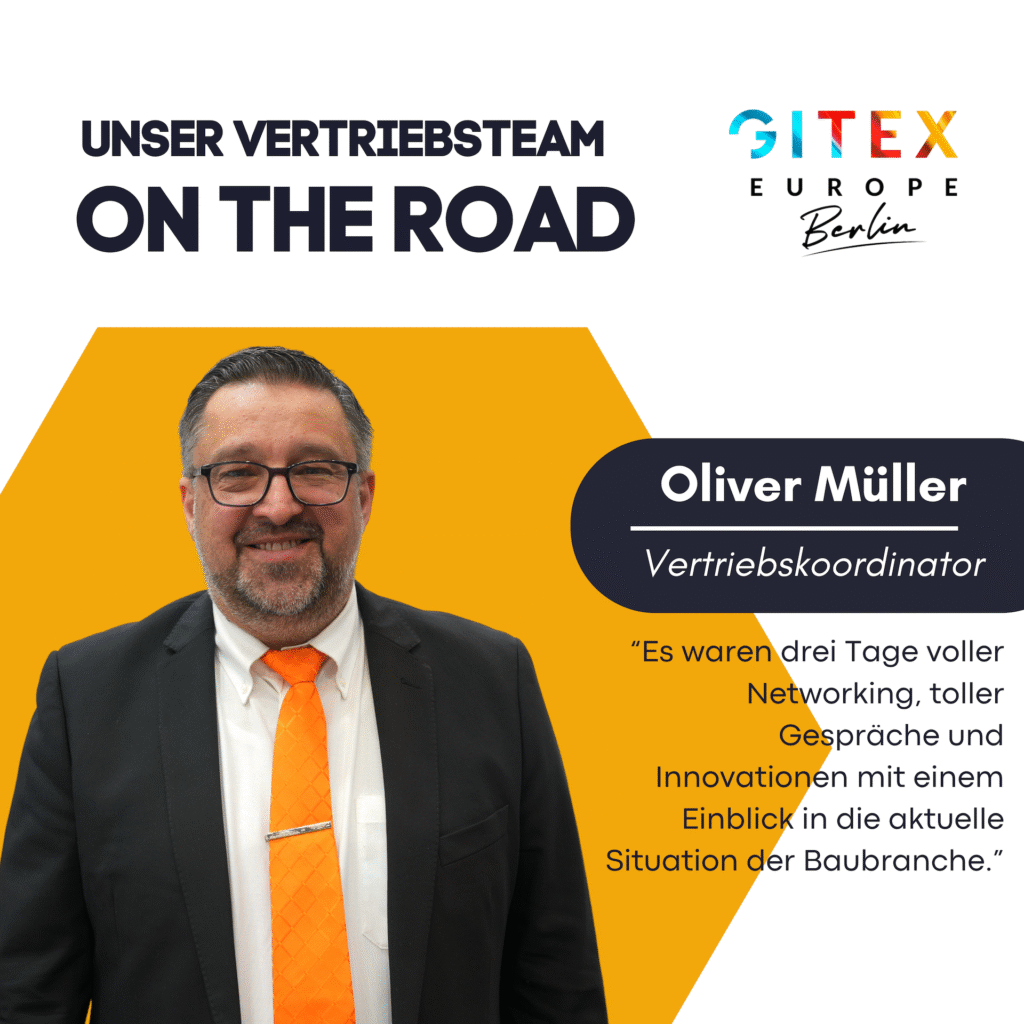 Vertriebsleiter auf Tech-Messe